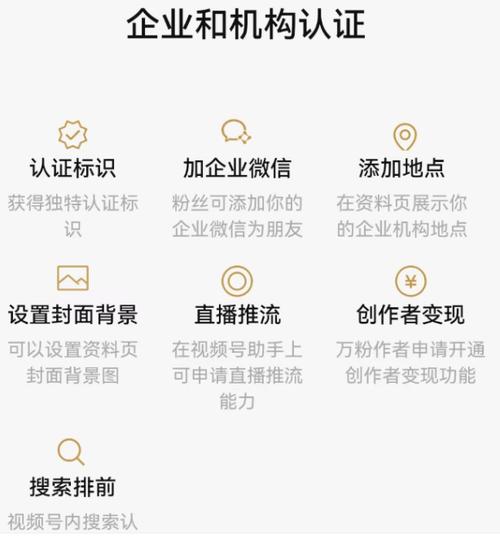 视频号企业认证有什么用？怎么操作？