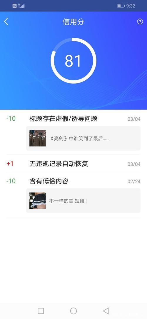 百家号信用分怎么恢复？为什么会被扣分？