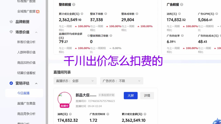 千川投放失败如何退款？