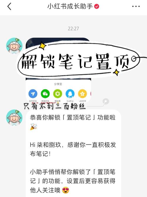 如何解锁小红书置顶笔记