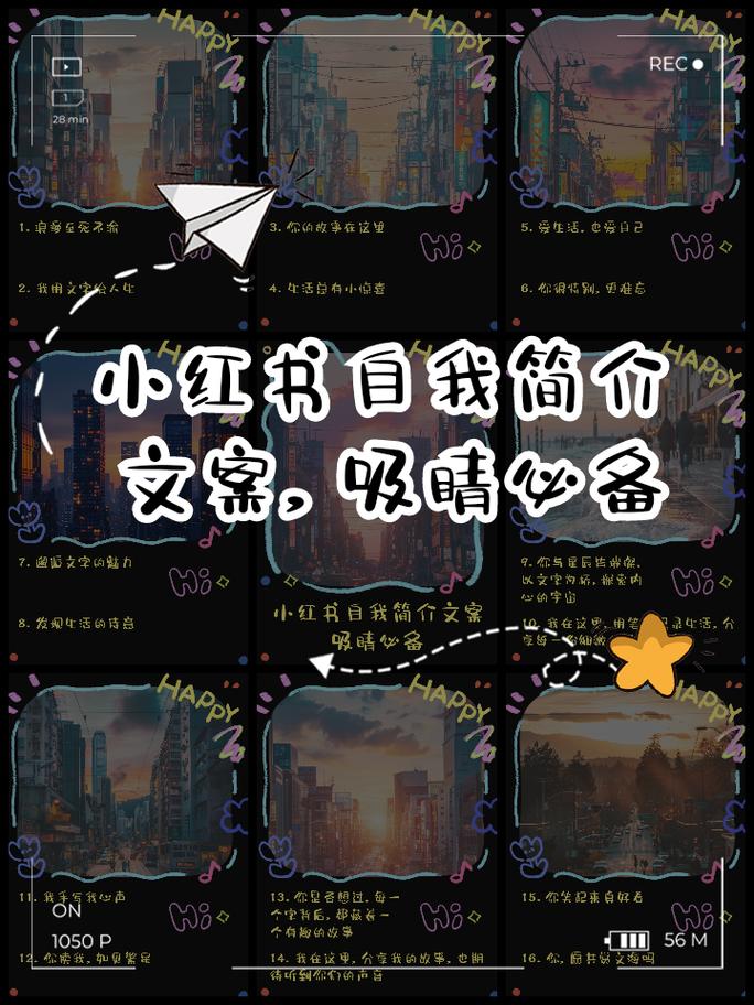 小红书如何写文艺的简介