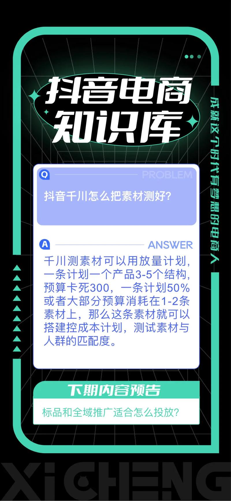 如何用千川测试产品？