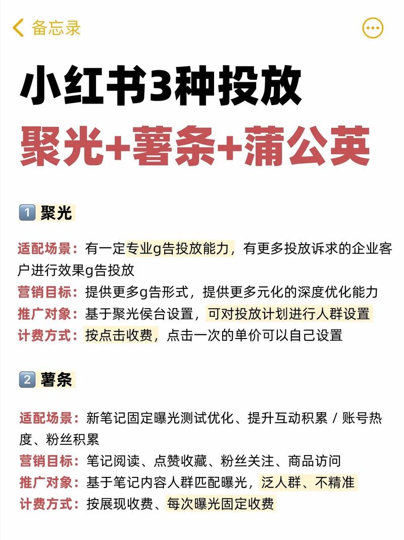 小红书蓝v如何投聚光