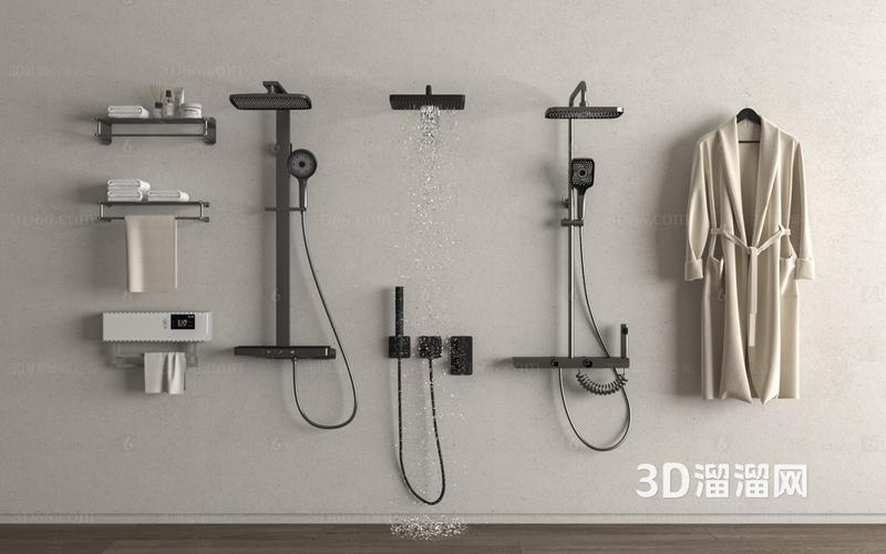 3dmax怎么做花洒电商效果图