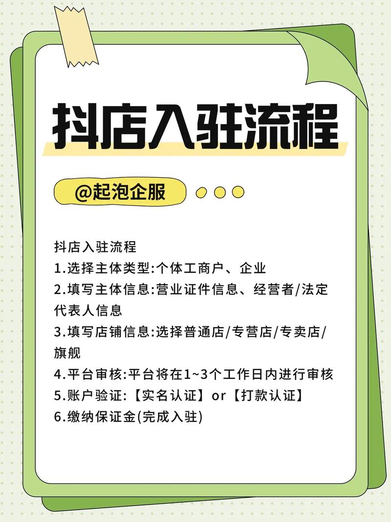 电商入驻抖音流程图片怎么做