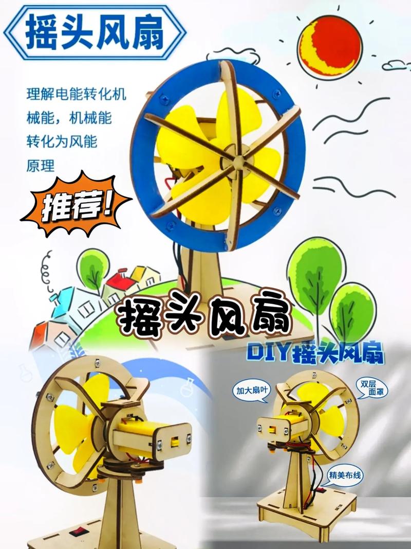 风扇头不能摇头怎么修