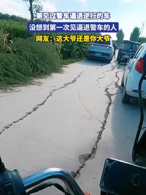 轿车逆行冲向少年 警车中间一横救5人