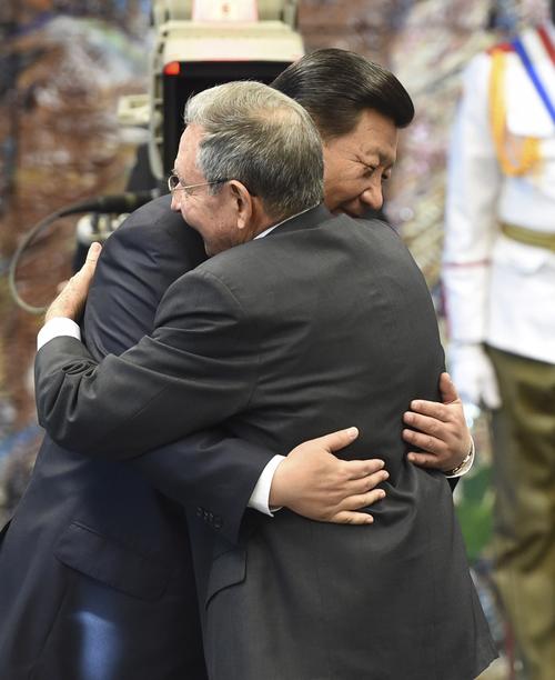 古巴国家主席看到满墙华为笑了