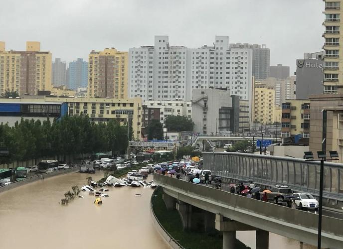 郑州及周边成暴雨大暴雨核心区