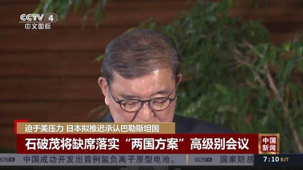 日本暂不承认巴勒斯坦国获美以赞赏
