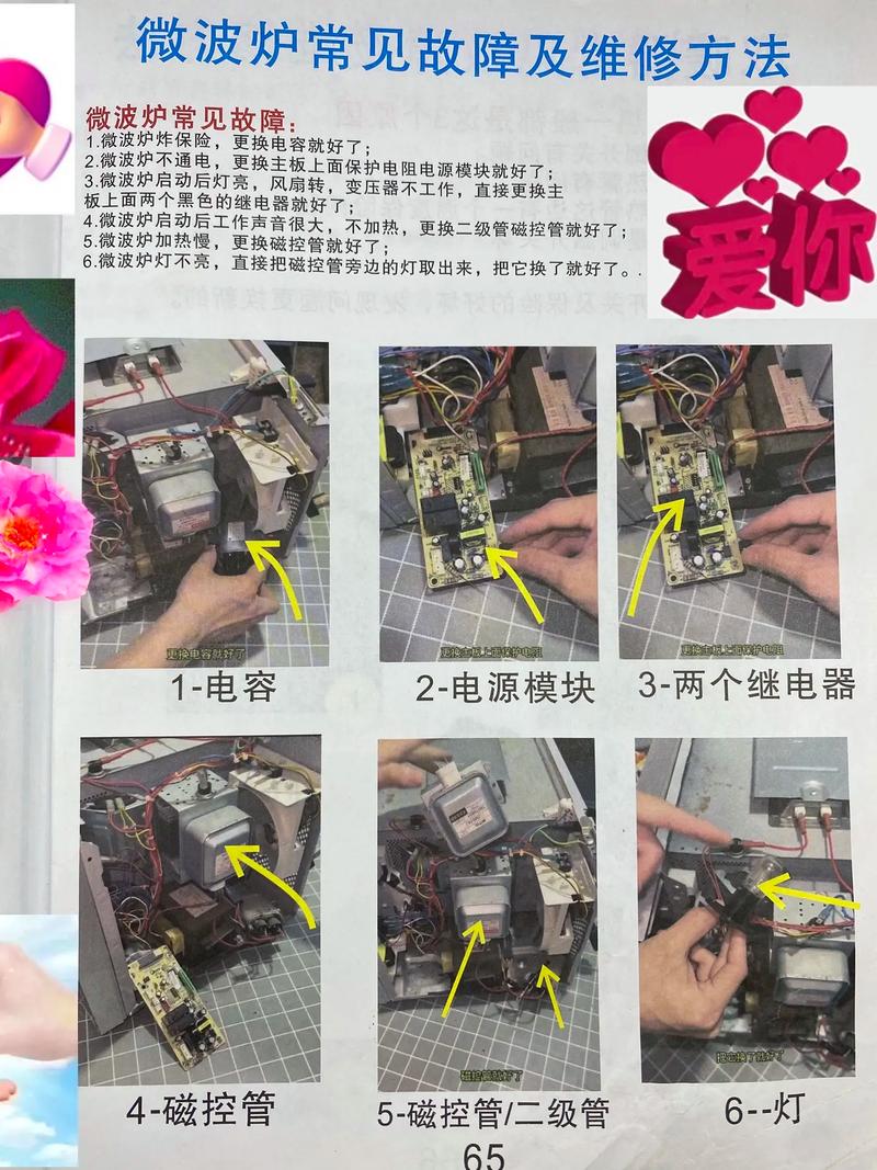 微波炉灯不亮怎么拆修