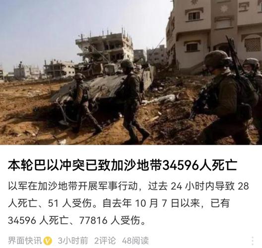 本轮巴以冲突致加沙地带68234人死亡