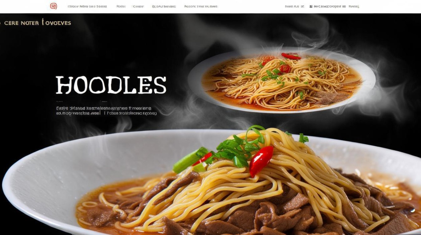 牛肉面做电商怎么做好看