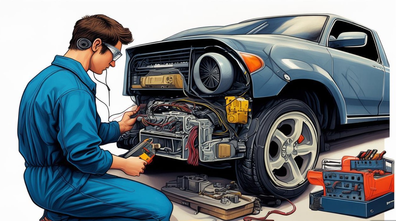 汽车风扇短路怎么修