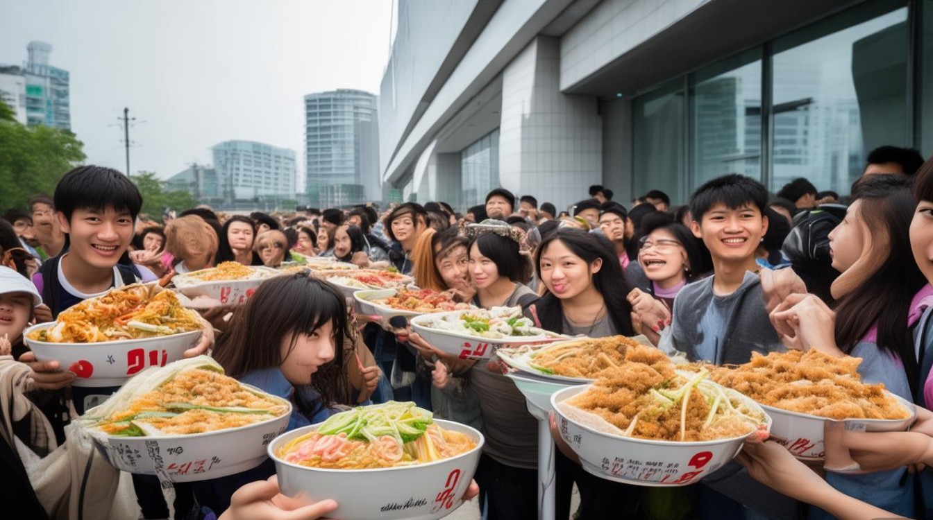 最低3元1碗 年轻人抢着去博物馆炫饭
