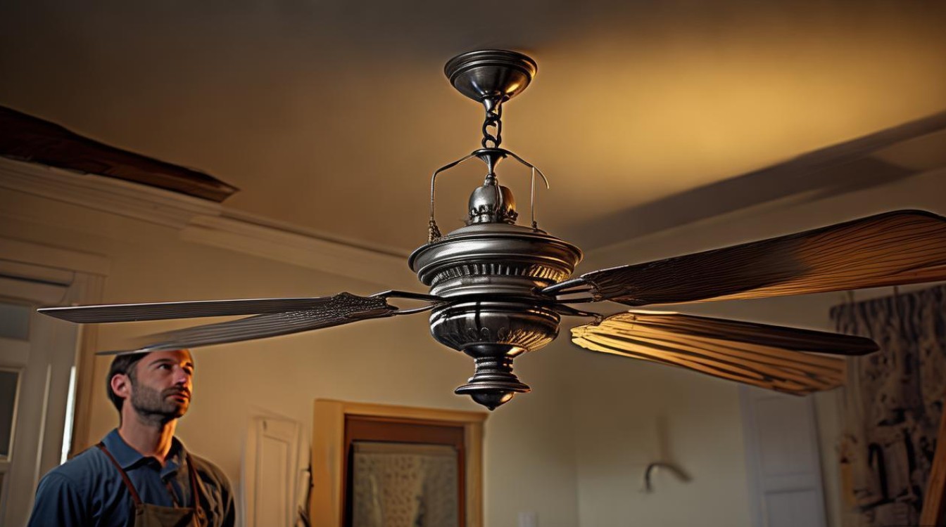 风扇墙上掉落怎么修