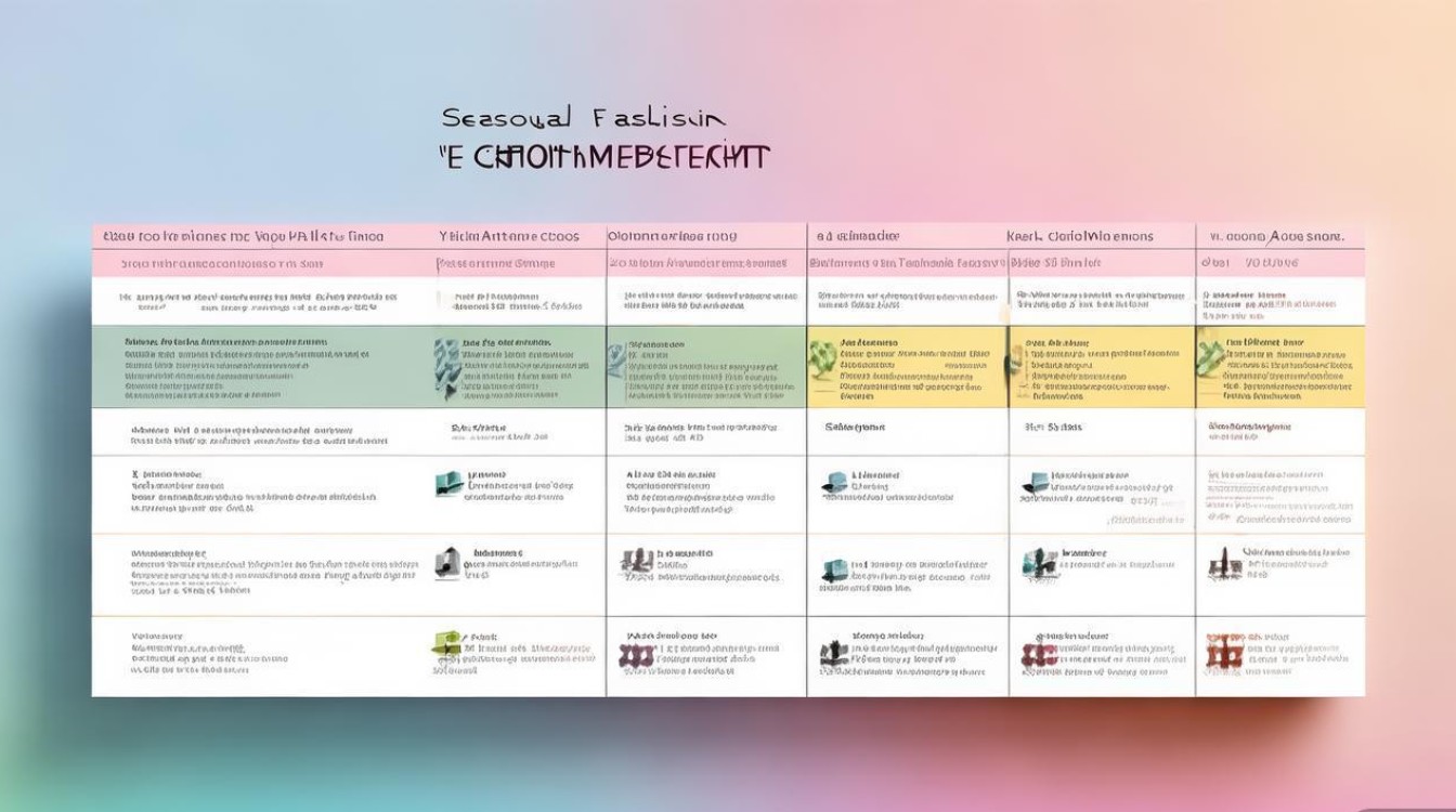 电商服装换季时间表格怎么做 电商服装换季时间表格怎么做