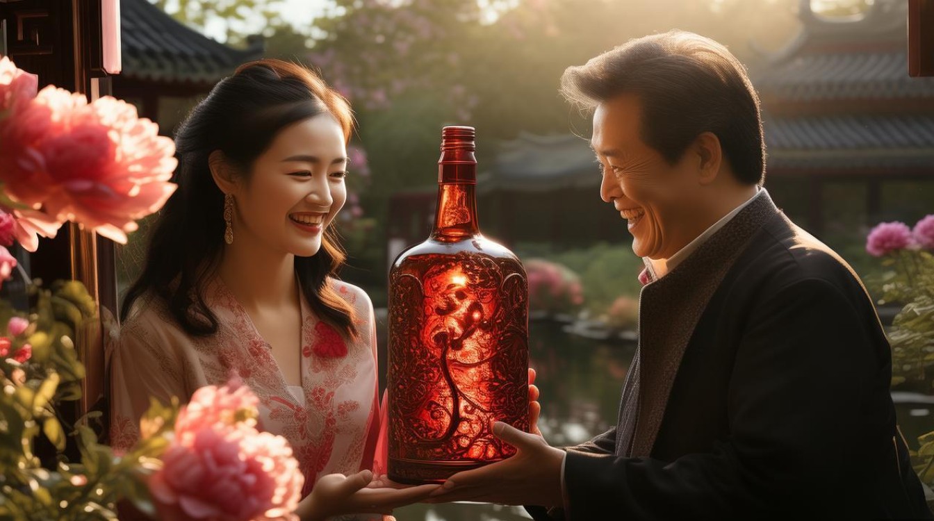 女子即将结婚 父母取出封存的女儿红