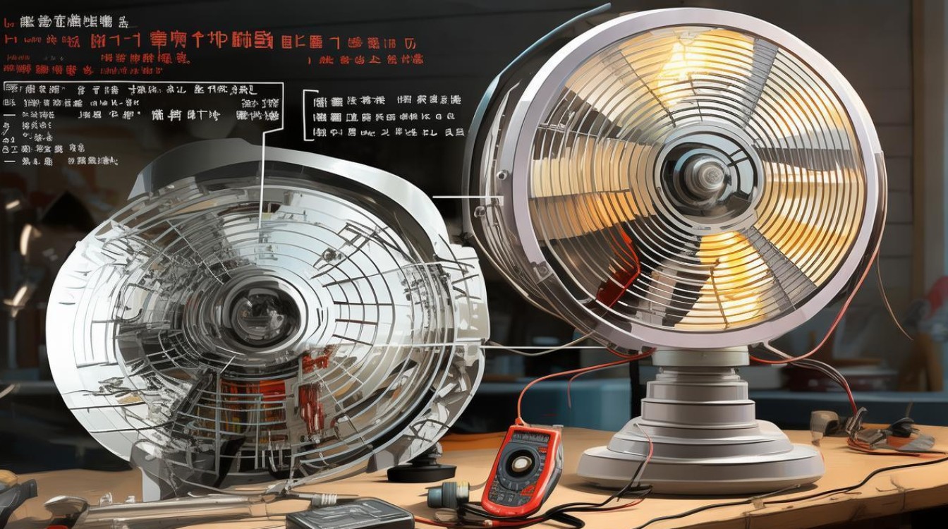 电风扇带灯都坏了怎么修