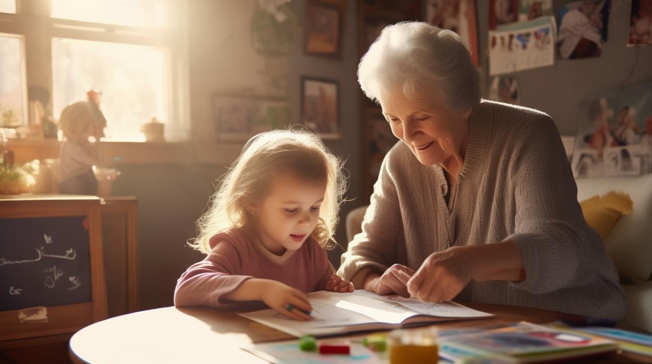 奶奶怎么教育孙女学习