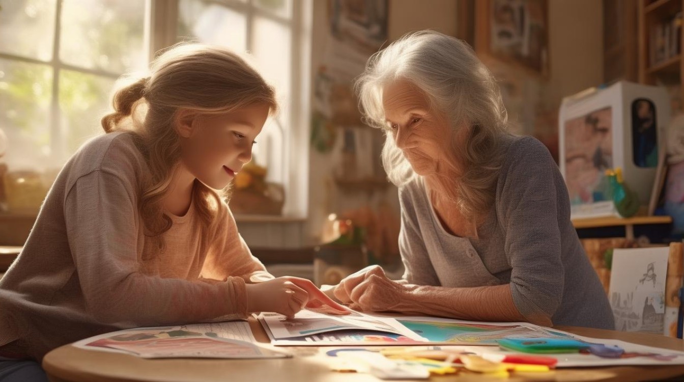 奶奶怎么教育孙女学习