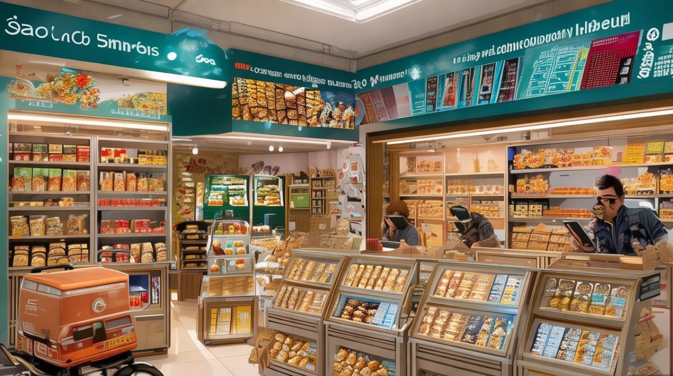 小区小吃店怎么做电商的