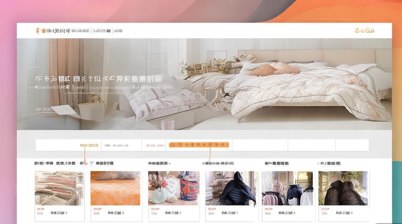 家纺类电商首页排版怎么做