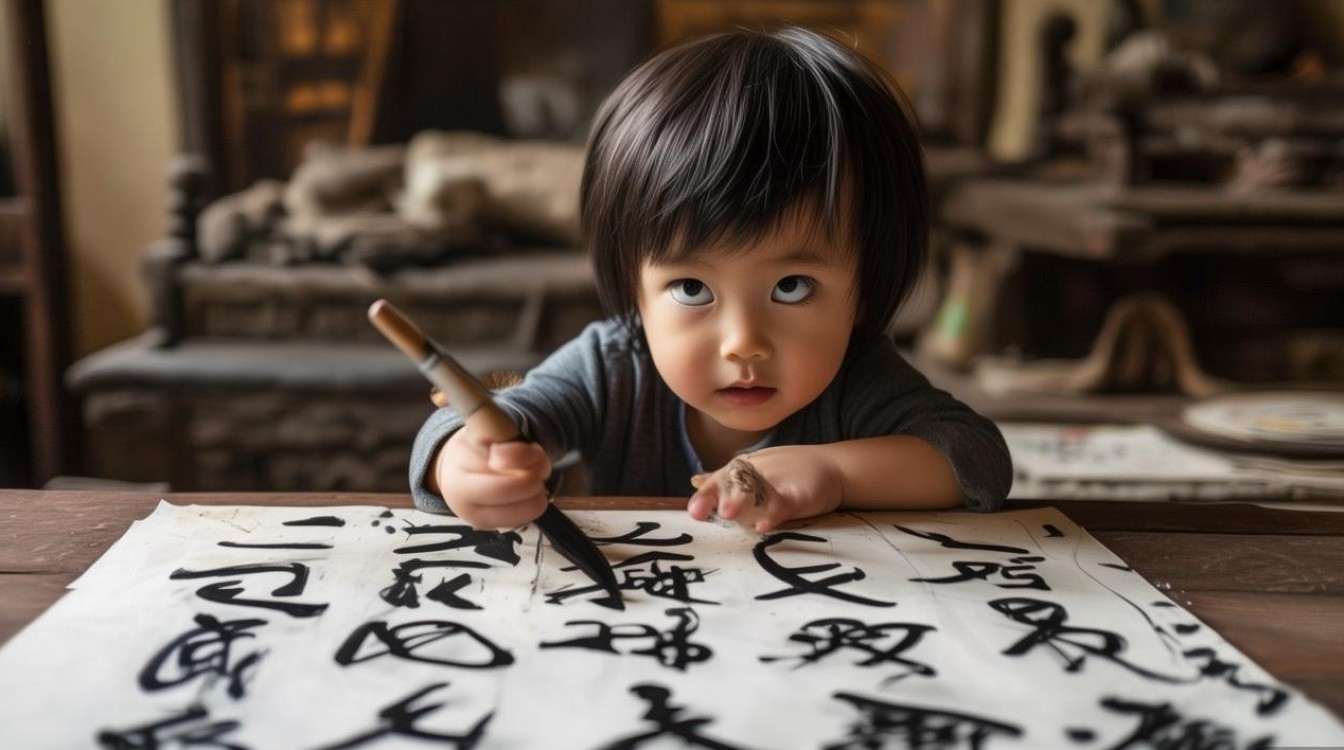 幼儿学习书法怎么写