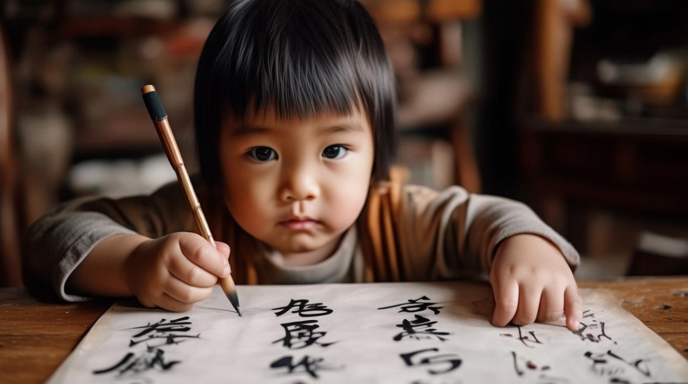 幼儿学习书法怎么写
