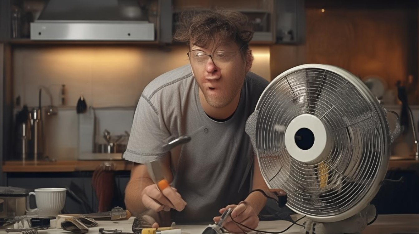 电风扇被我砸坏了怎么修