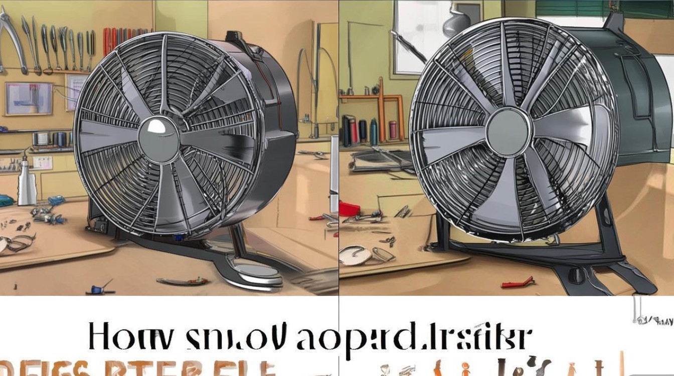 两个小风扇怎么拆开修