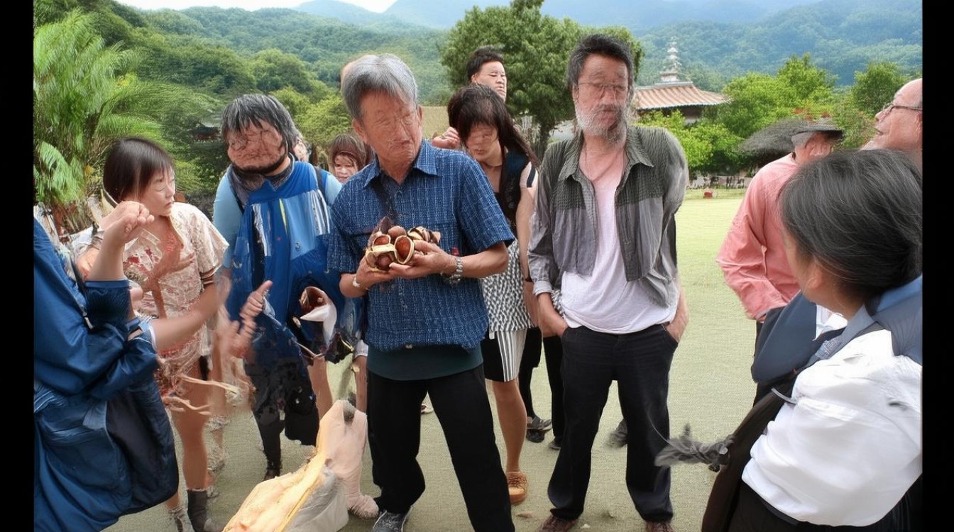 景区回应游客捡板栗壳被说成偷东西