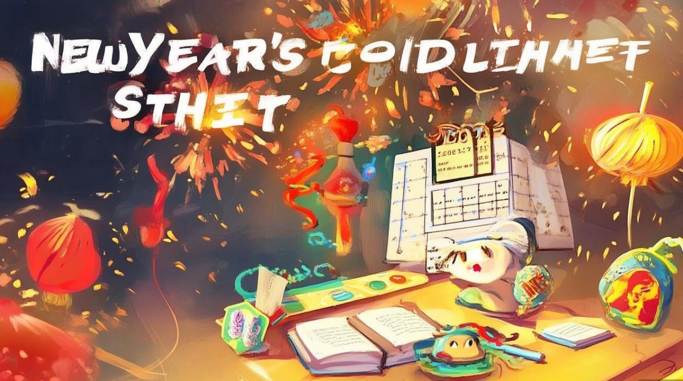 新年学习单怎么画