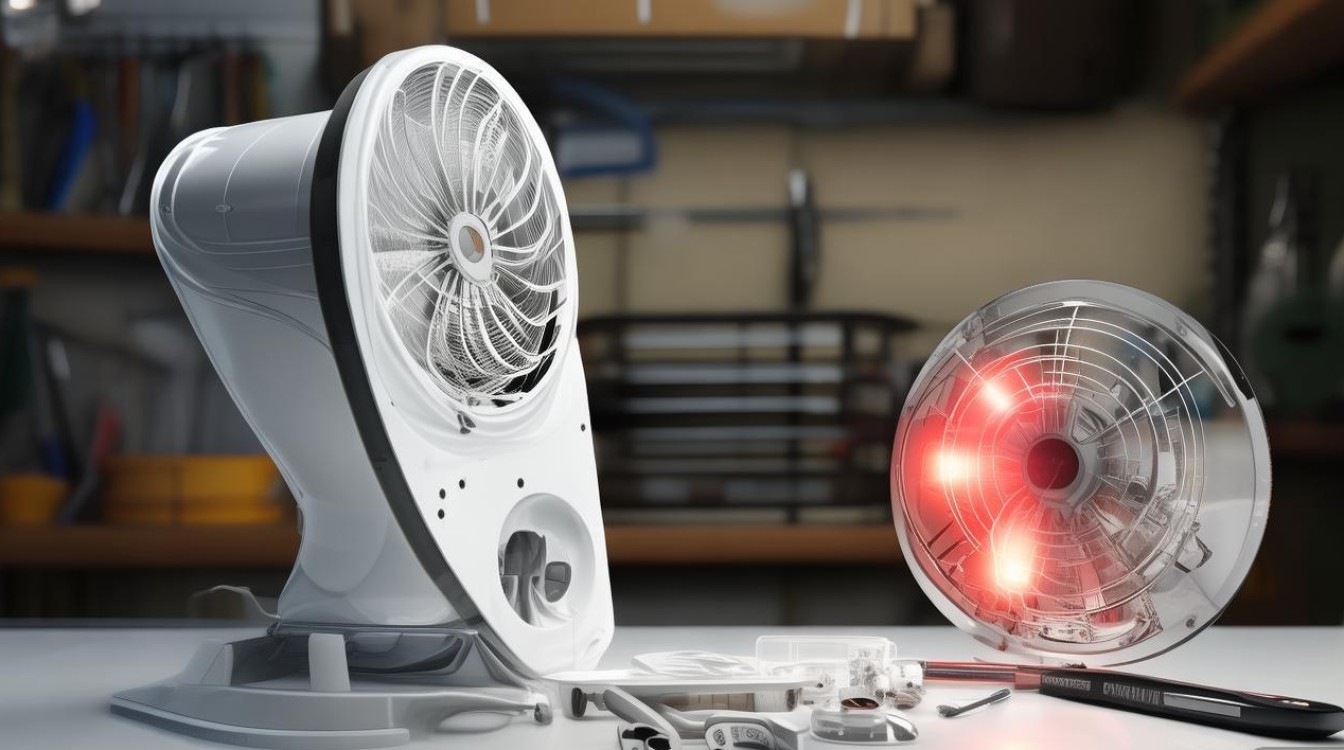 充电风扇红灯亮但不转如何修复？