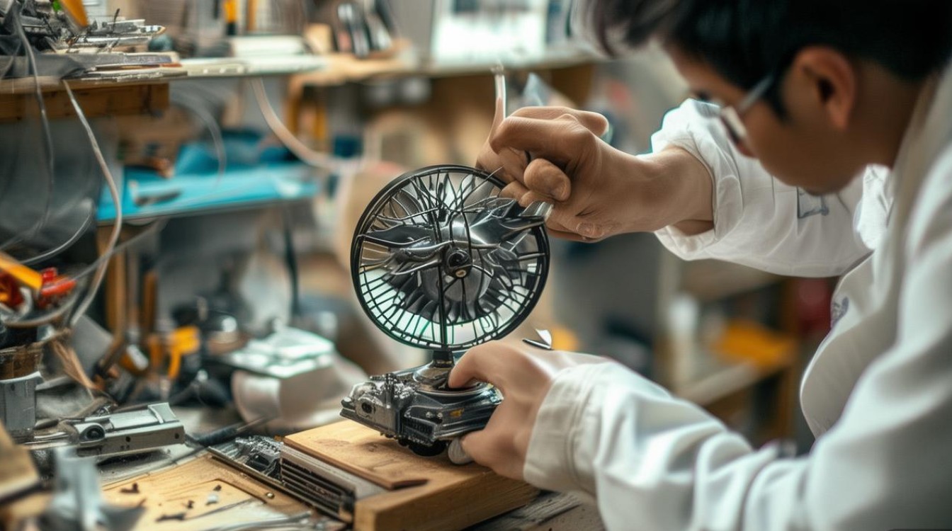 手持迷你风扇怎么修图片
