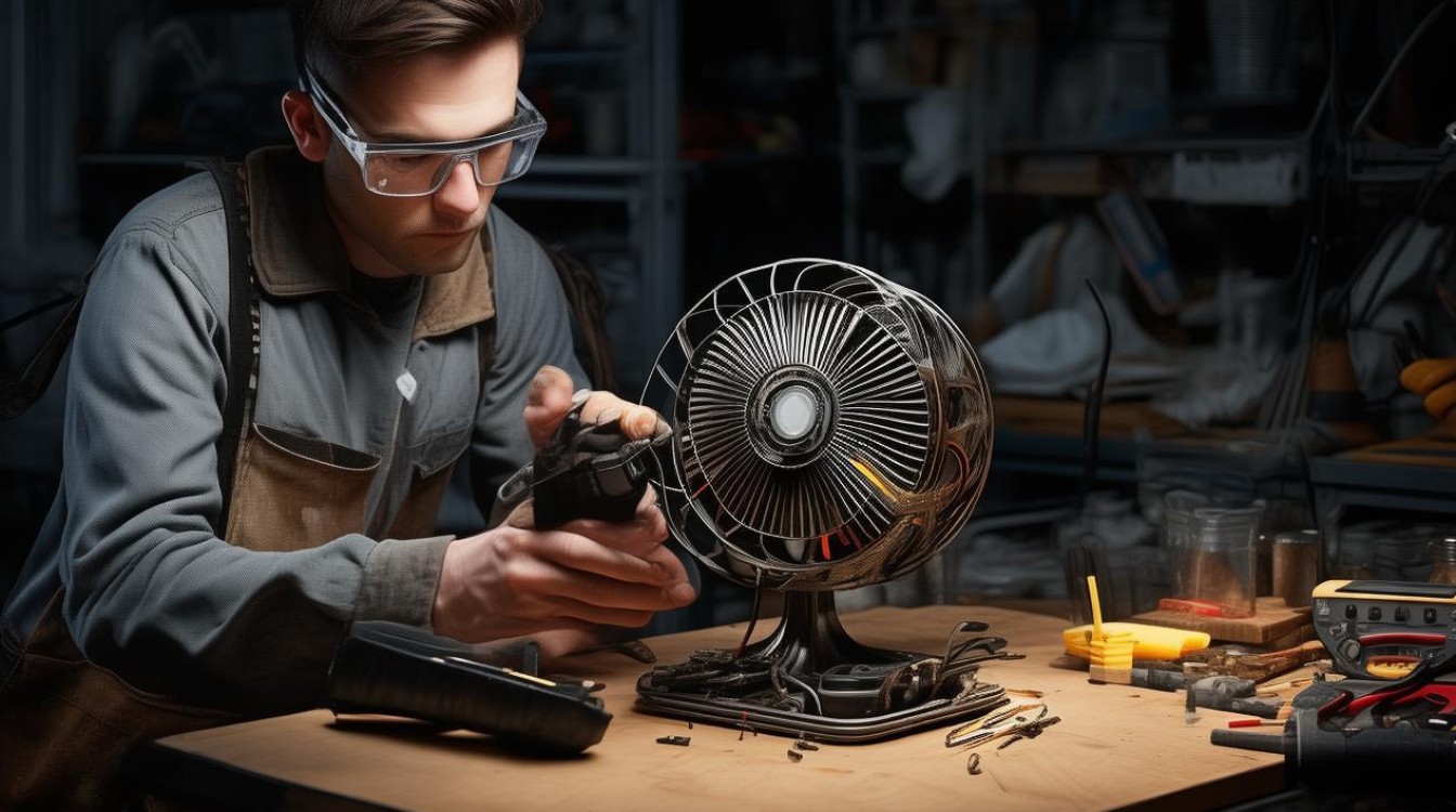 坐地小风扇怎么修