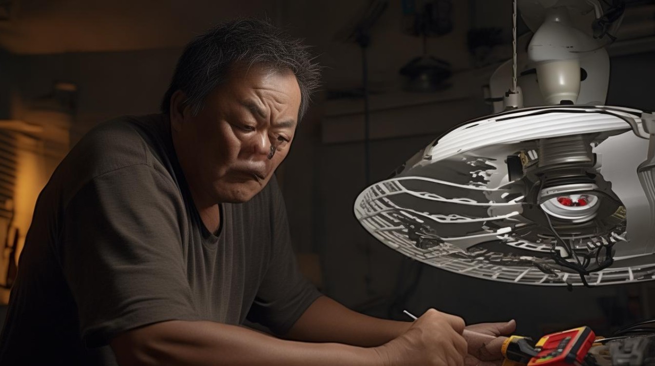 风扇坏了不转了自己一个人怎么修