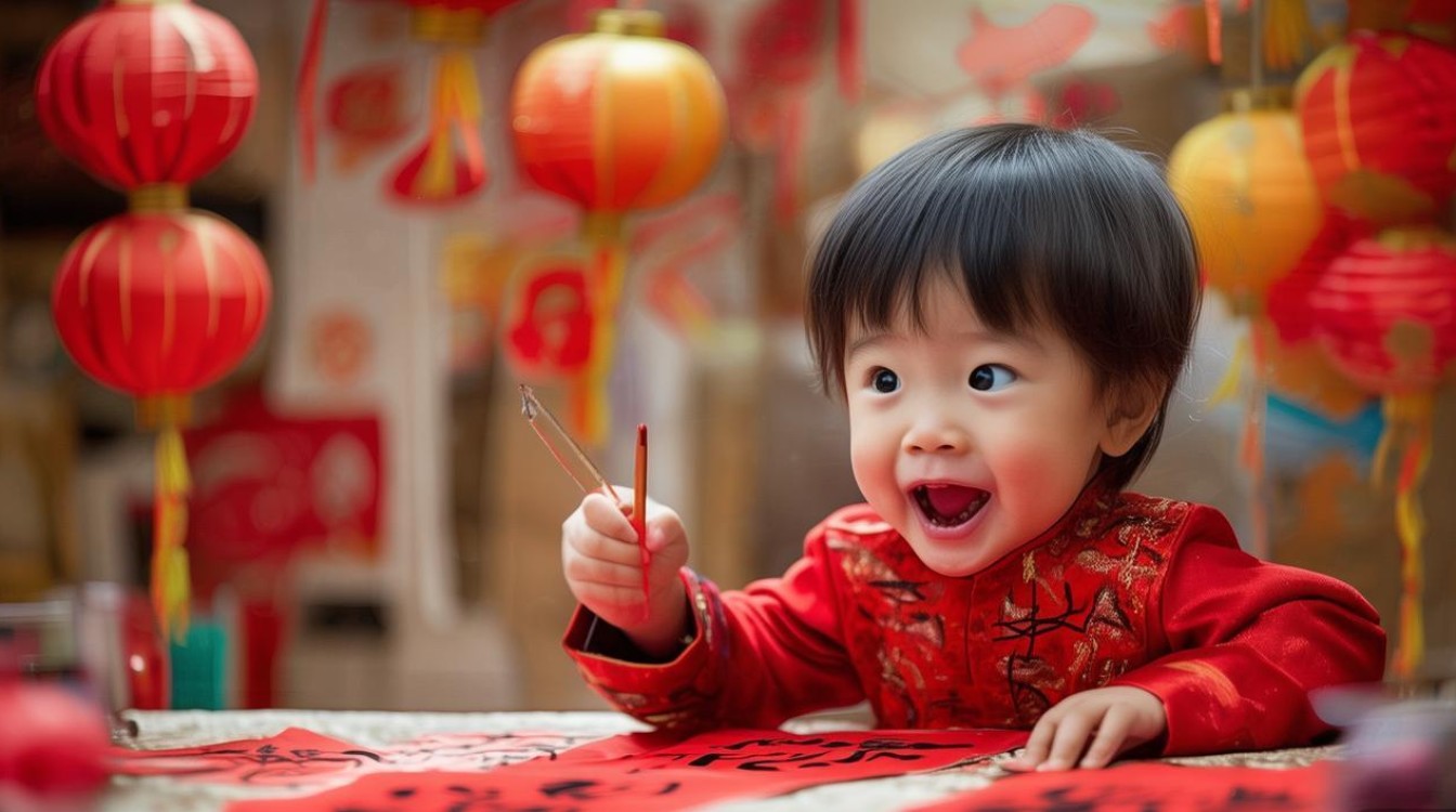 小孩过年学习怎么祝福