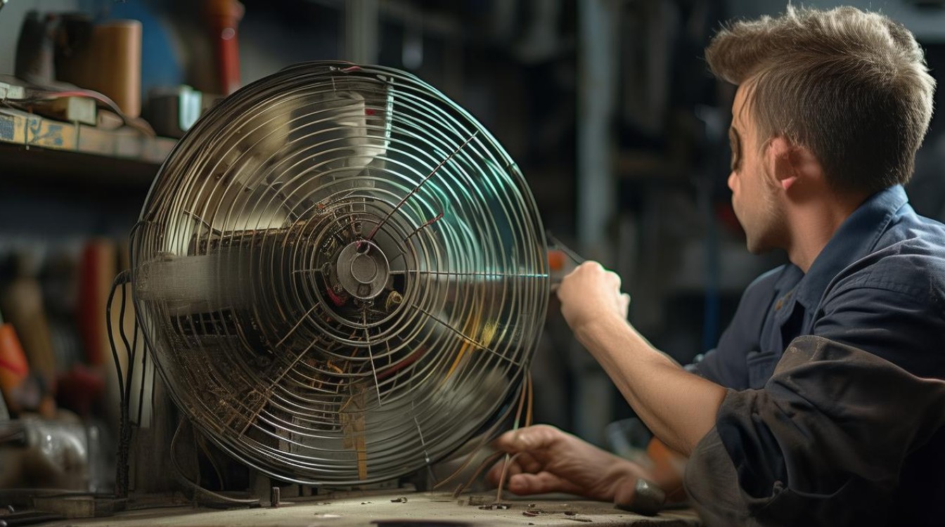 电风扇摇头吱吱响怎么修