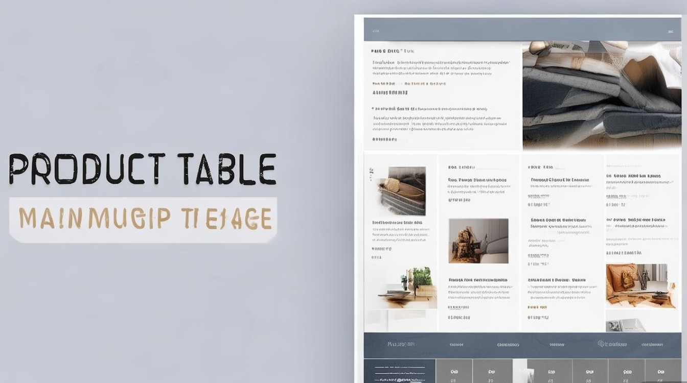 电商表格主图设计模板怎么做