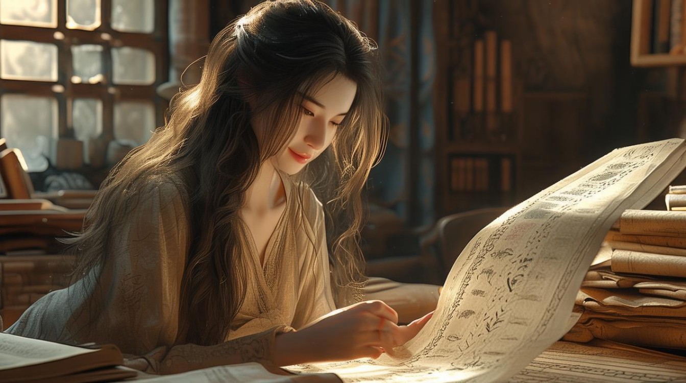 学习美人画卷怎么查