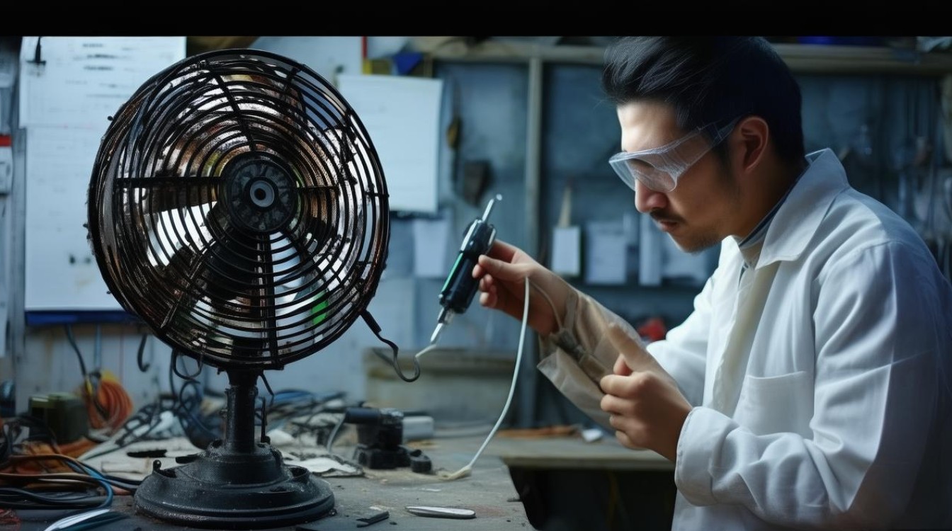 电风扇被烤软了怎么修