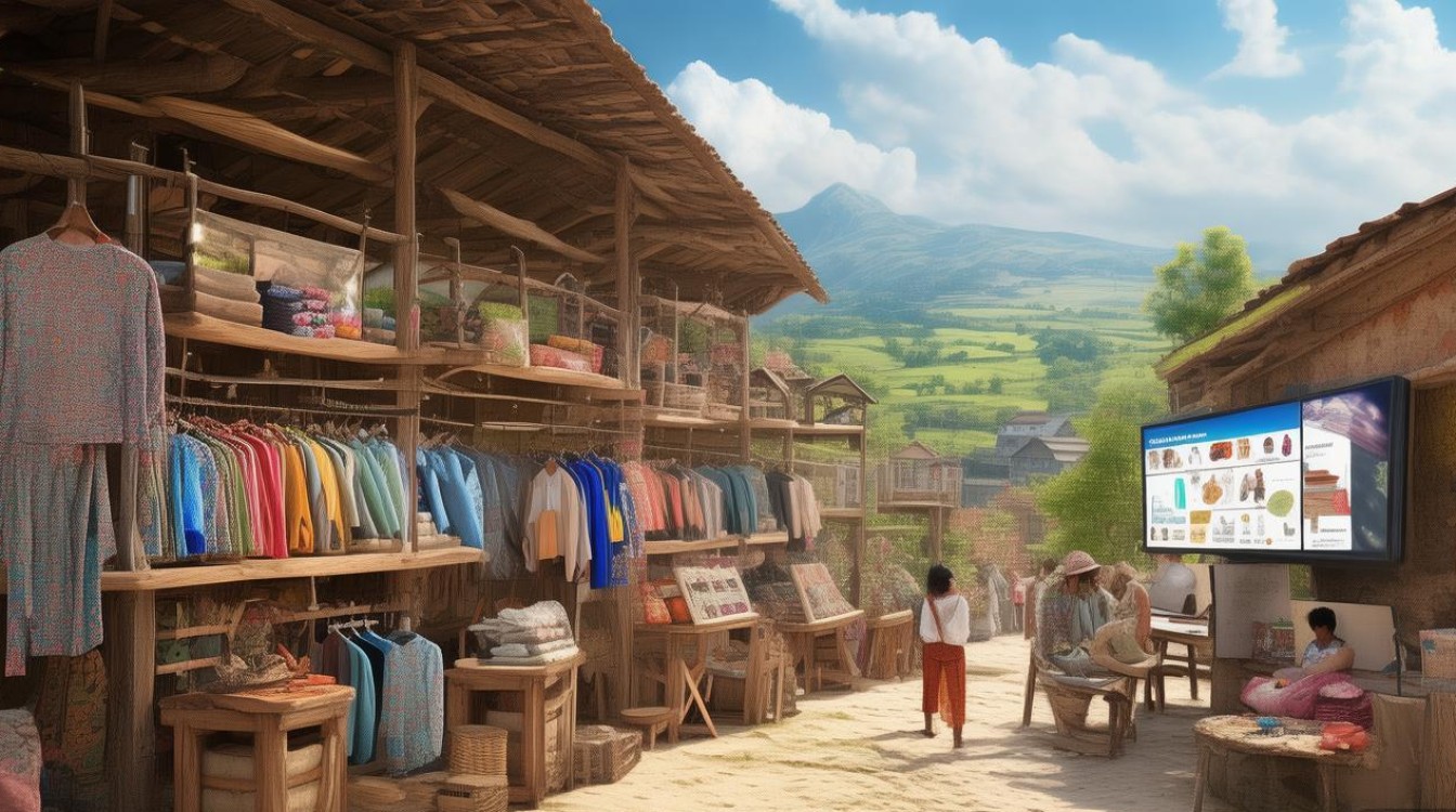 农村电商怎么做服装店的
