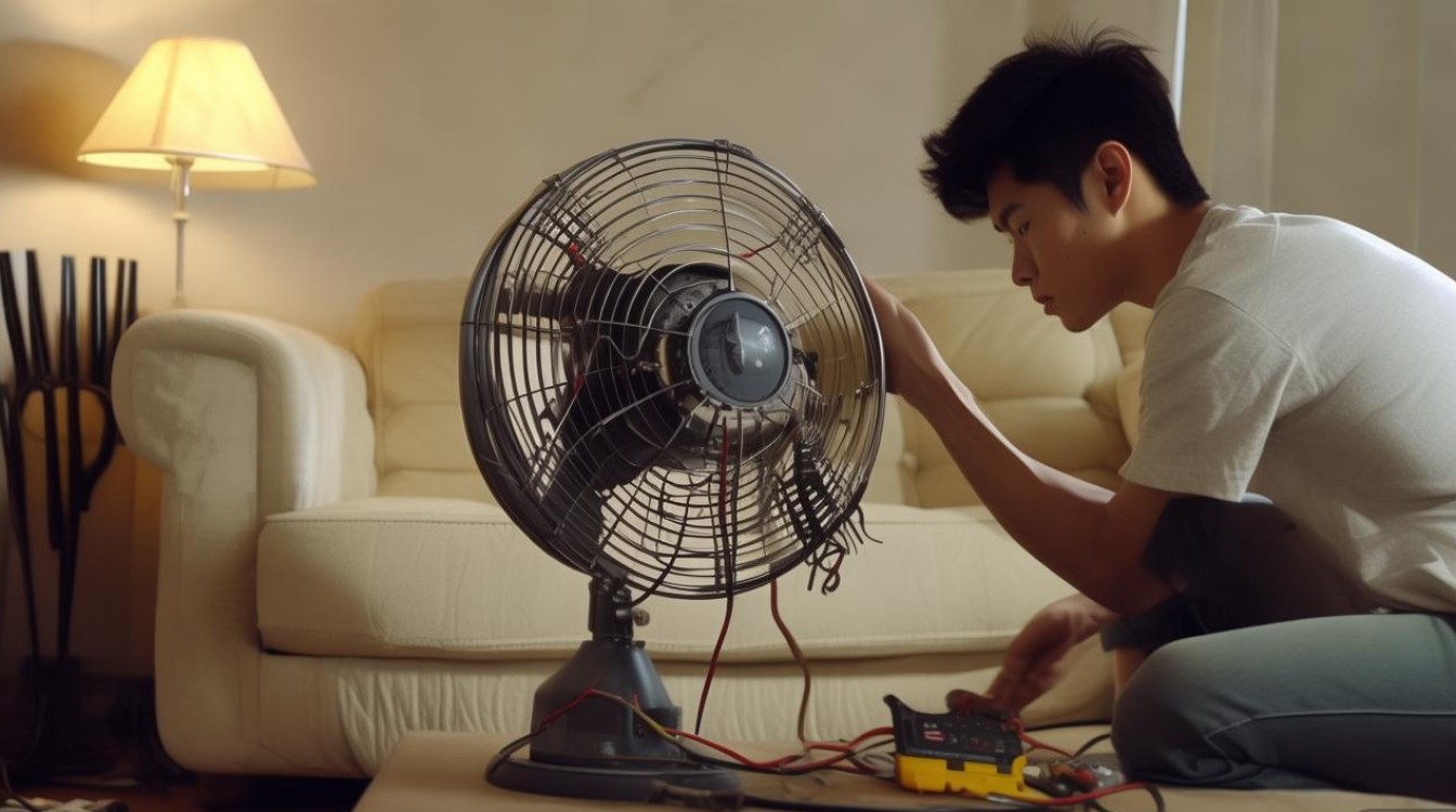 沙发上的风扇不转怎么修