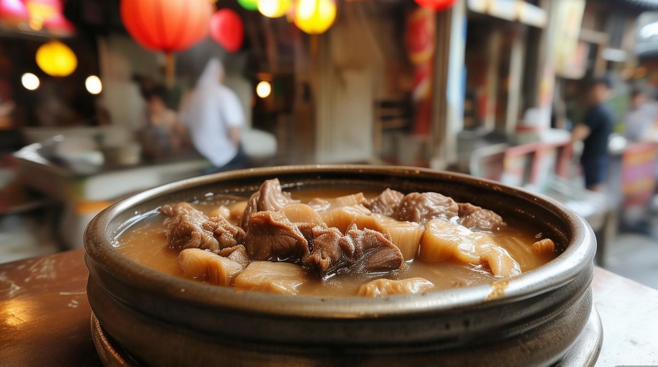 韩国87元一碗的排骨汤全是大肥肉