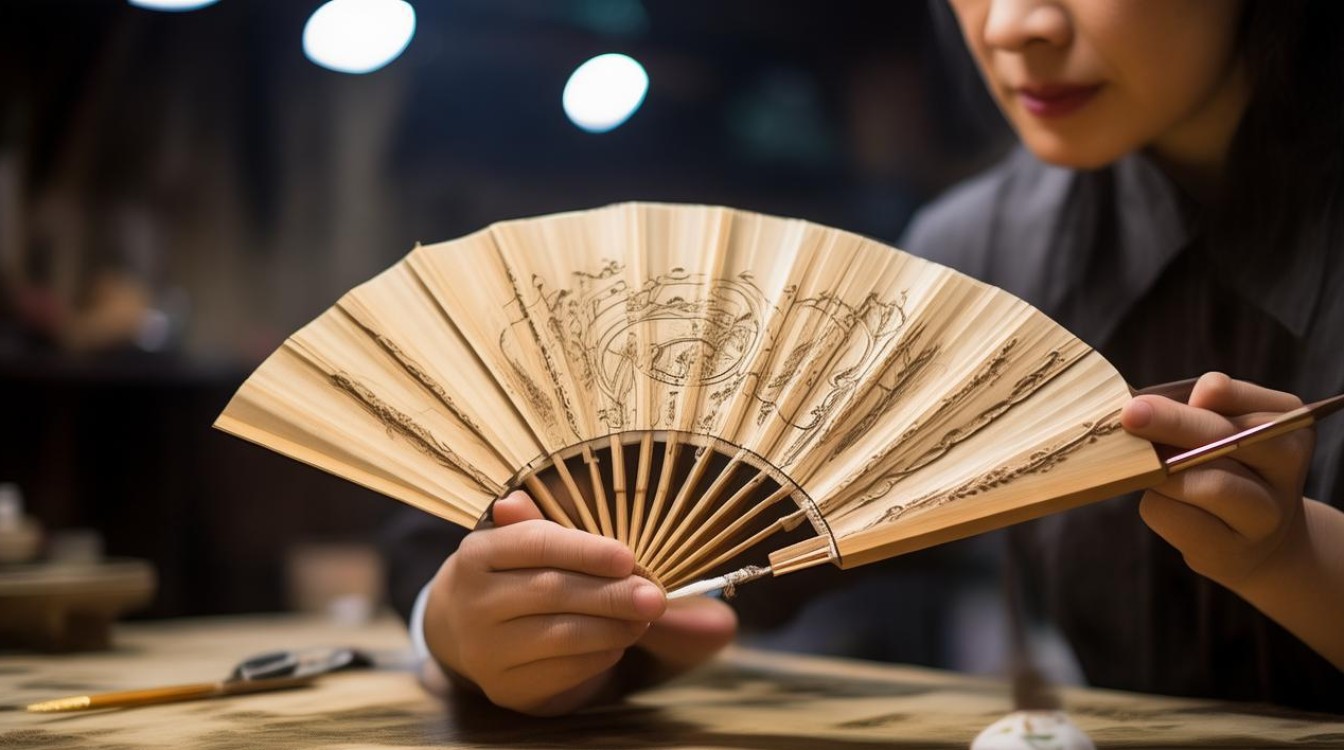 古风扇子有瑕疵怎么修