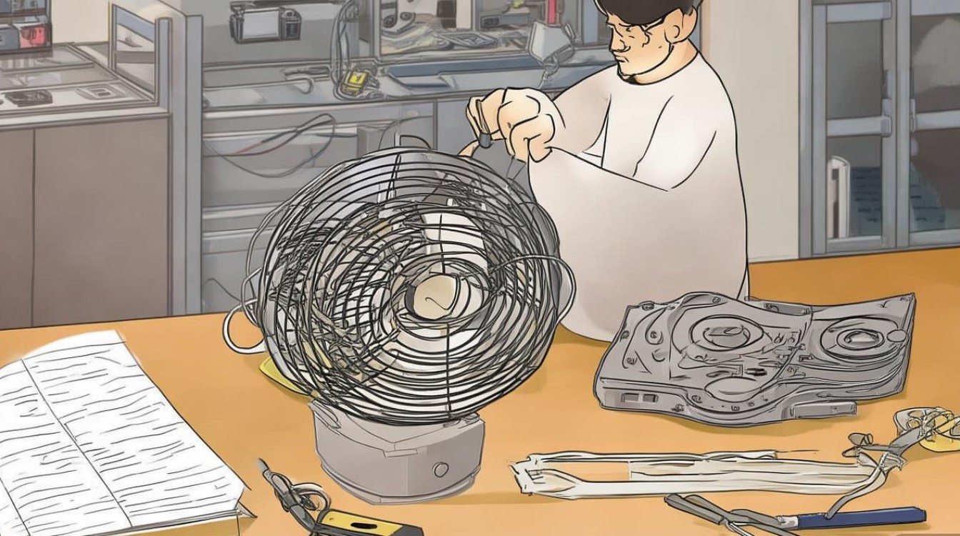 台式塑料风扇坏了怎么修理？