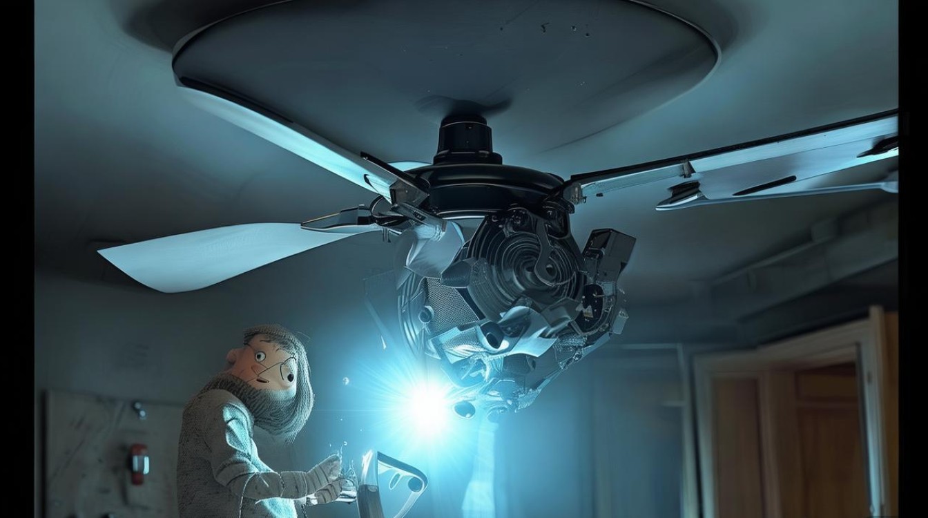 隐形吊扇灯风扇坏了怎么修