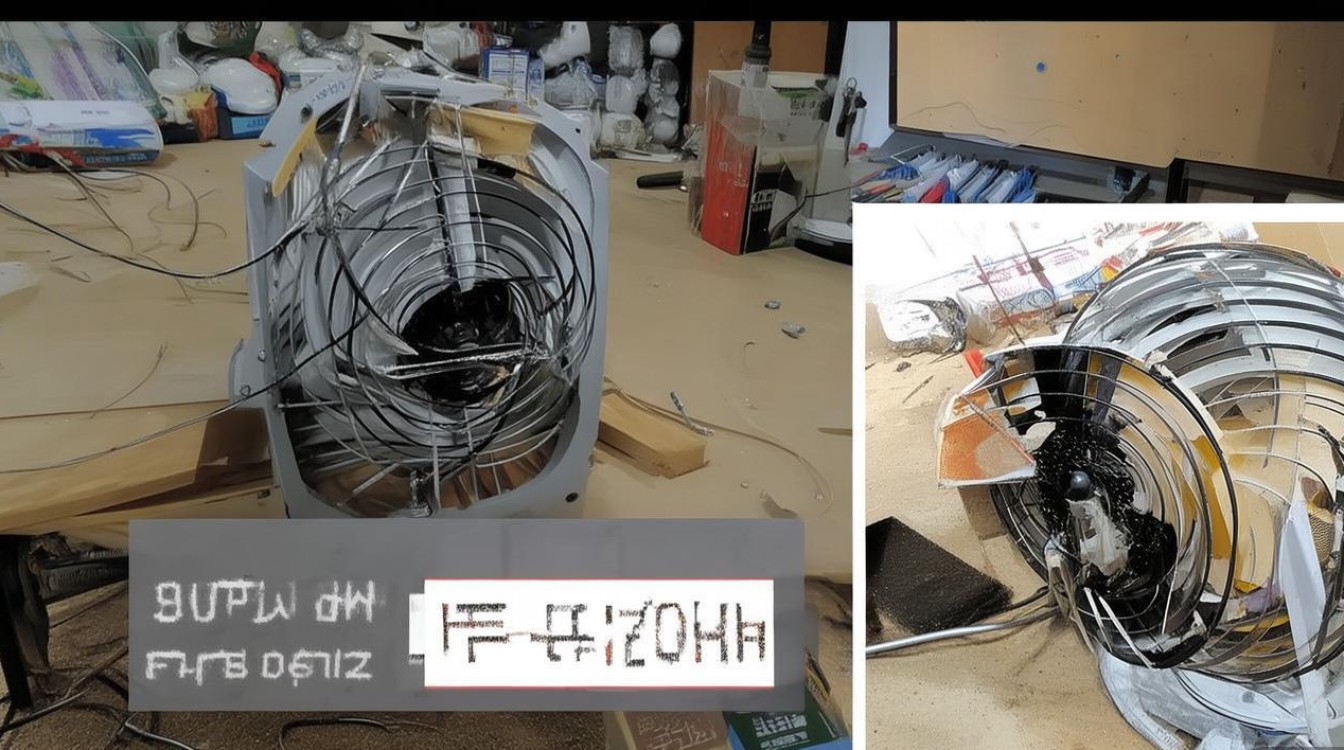 风扇零件掉下来怎么修