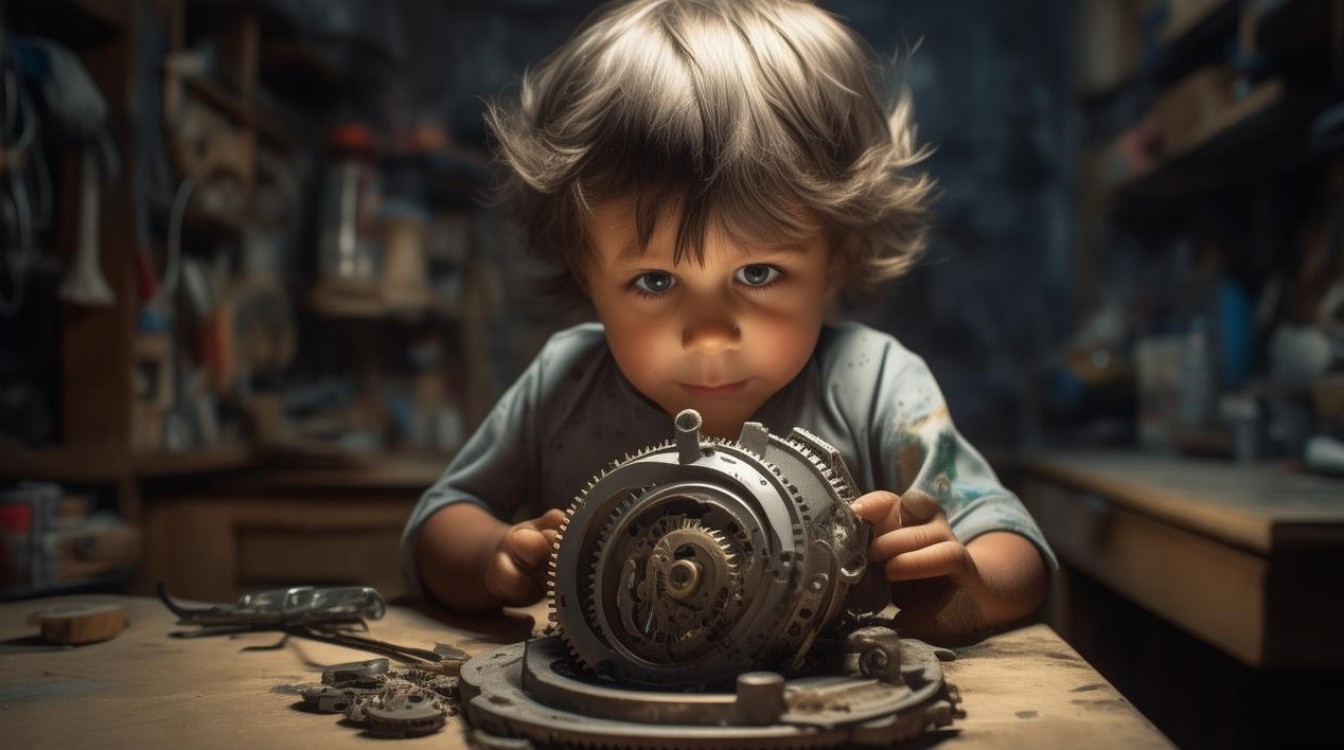 儿童手捏风扇齿轮怎么修